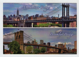NEW YORK Manhattan Bridge, Brooklyn Bridge - Brücken Und Tunnel