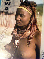 NAMIBIA   OVAHIMBA Woman GIRL SENO NUDO (demi-nude) 1980 IV818 - Namibië
