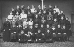 28 - EURE ET LOIR - MONTIGNY-LE-GANNELON - Carte Photo Classe De Filles à Identifier Et Dater D. LALLIER- 10877 - Montigny-le-Gannelon