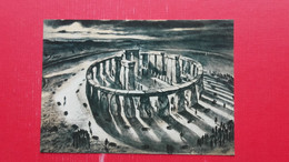 Stonehenge.From A Drawing By Alan Sorrell - Stonehenge