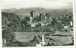 Wells 1963; Cathedral From Milton Hill - Circulated. (Barton & Son) - Wells