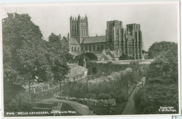 Wells; Cathedral From North West - Not Circulated. (T.W. Phillips) - Wells