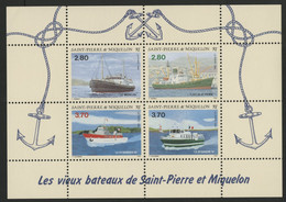 SAINT PIERRE ET MIQUELON BLOC FEUILLET N° 4 Neuf ** Vendu à La Valeur Faciale 13 Fr = 1,98 € TB - Blocks & Kleinbögen