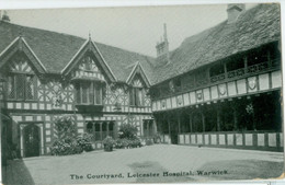 Warwick; The Courtyard, Leicester Hospital - Not Circulated. (H.H. Lacy - Warwick) - Warwick