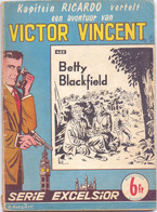 Tijdschrift Kapitein Ricardo - Victor Vincent - Serie Excelsior - N° 455 , Betty Blackfield - Illustr D. Roegiest - Giovani