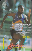 Barbados - BAR-125B - Olympic Athlete 1996 - Obadele Thompson - Barbados (Barbuda)