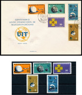 Cuba, Kuba 1965 FDC + Stamps UIT - North  America