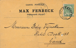 WELKENRAEDT BEDRIJFSKAART 1896 - MAX FERBECK       2 SCANS - Welkenraedt