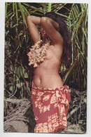 POLYNESIE TAHITI CARD FEMME SEINS NU NUDE UNE JEUNE FILLE DE RAIATEA - Polynésie Française