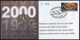 NUMISLETTER 2878° - L'an 2000 / Het Jaar 2000 / Das Jahr 2000 / The Year 2000 - BELGIQUE / BELGIË / BELGIEN / BELGIUM - Numisletters