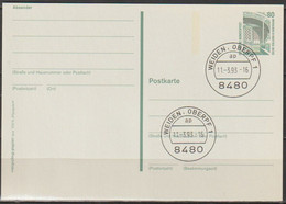 BRD Ganzsache 1993 Mi-Nr. P 150 Tagesstempel WEIDEN OBERPF1 Ap 11.3.1993-16 (PK 326 )günstige Versandkosten - Postkarten - Gebraucht