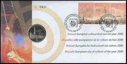 NUMISLETTER 2882/2884° - Bruxelles 2000 / Brussel 2000 / Brüssel 2000 / Brussels 2000 - BELGIQUE / BELGIË - F Schuiten - Numisletter