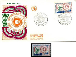 Mauritanie, Mauretanien 1964 FDC + Stamp Soleil Calme - Africa
