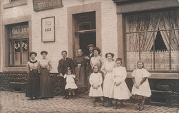 CPA - Carte Photo -flemalle Grande - 1910 - Devanture De Maison Café Billard - Entrepreneur - N° 21 - Flémalle