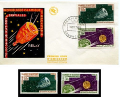 Mauritanie, Mauretanien 1965 FDC + Stamp Telecommunication - Afrique