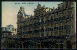 SPAIN - VIGO - Banco De España. (Ed. Tafall-Papelaria -Máquinas De Escribir) Carte Postale - Banques