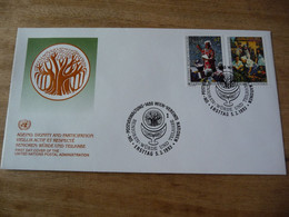 (7) UNITED NATIONS -ONU - NAZIONI UNITE - NATIONS UNIES * FDC 1993 * Ageing - Dignity And Participation - Storia Postale