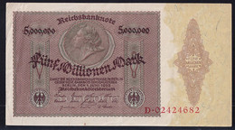 5 Millionen Mark 1.6.1923 - Serie D - Reichsbank (DEU-100) - 5 Millionen Mark