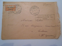 France Ex-colonies Lattaquié , Lettre Lattaquié 1934 Pour Toulouse - Covers & Documents