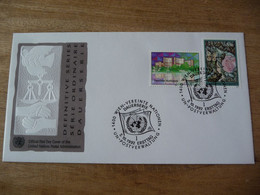 (7) UNITED NATIONS -ONU - NAZIONI UNITE - NATIONS UNIES *  FDC 1992 * SERIE ORDINAIRE DAUERSERIE. - Briefe U. Dokumente