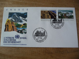 (7) UNITED NATIONS -ONU - NAZIONI UNITE - NATIONS UNIES *  FDC 1992 * The 20th Anniversary Of UNESCO World Heritage Conv - Storia Postale