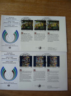 (7) UNITED NATIONS -ONU - NAZIONI UNITE - NATIONS UNIES *  FDC 1992 * Human Rights Fernand Leger Georges Seurat - Covers & Documents