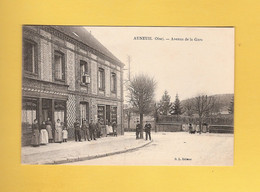 CPA..dépt 60..AUNEUIL  :  Avenue De La Gare :  Voir Les 2 Scans - Auneuil