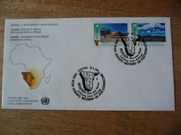 (7) UNITED NATIONS -ONU - NAZIONI UNITE - NATIONS UNIES *  FDC 1991 *  Namibia,maps - Covers & Documents