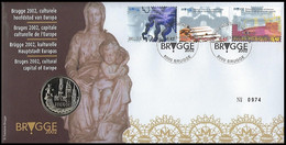 NUMISLETTER 3059/60° - Bruges 2002, Capitale Culturelle De L'Europe / Brugge 2002, Culturele Hoofdstad Van Europa - Numisletters