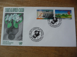 (7) UNITED NATIONS -ONU - NAZIONI UNITE - NATIONS UNIES *  FDC 1991 * Bann Of Chemical Weapons - Storia Postale