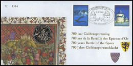 NUMISLETTER 3088/89° - 700 Ans De La Bataille Des Eperons D'Or/700 Jaar Guldensporenslag/700 Jahre Guldensporenschlacke - Numisletter