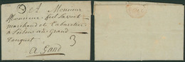 Précurseur - LAC Datée De Tournay (1779) + Cercle Noir "T", Port 3 Sous > Marchand & Cabaretier à Gand - 1714-1794 (Oostenrijkse Nederlanden)