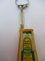 Porte-clefs Publicitaire Ancien /Alimentation / Huile D'Olive PUGET/ /Vers 1960-1970    POC473 - Porte-clefs