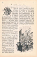 A102 1287 Konstantin I. Wilhelm II. Athen Konstantinopel 2 Artikel / Bilder 1890 !! - Contemporary Politics