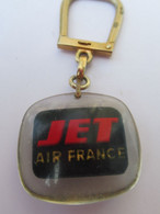 Porte-clefs Publicitaire Ancien /Transport / Aviation/ JET Air France/Caravelle- Boeing 707/Vers 1960-1970    POC475 - Key-rings