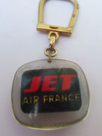 Porte-clefs Publicitaire Ancien /Transport / Aviation/ JET Air France/Caravelle- Boeing 707/Vers 1960-1970    POC475 - Llaveros