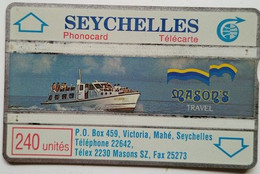 Seychelles 240 Units " Mason's Travel " 011E - Seychelles