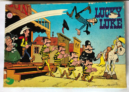 Ancien Jeu Collector 1976 Lucky Luke 7 Tampons Encreurs DARGAUD éditeur Multi Print Milano - Objets Publicitaires