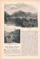 A102 1294 Berchtesgaden Reichenhall Großgmain Artikel / Bilder 1890 !! - Other & Unclassified