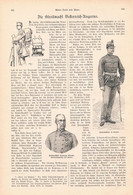 A102 1301 Soldaten Österreich Ungarn Monarchie K. U. K. Armee Artikel / Bilder 1890 !! - Militär & Polizei