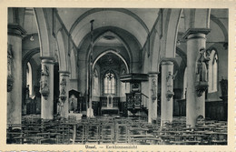 URSEL  KERKBINNENZICHT                2 SCANS - Knesselare