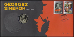 NUMISLETTER 3167/68° - Georges Simenon - Jean Gabin - Simone Signoret - "Maigret" - "Le Chat" - Numisletter