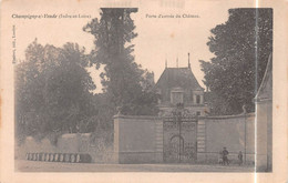 CHAMPIGNY-sur-VEUDE (Indre-et-Loire) - Porte D'entrée Du Château - Champigny-sur-Veude