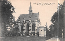 CHAMPIGNY-sur-VEUDE (Indre-et-Loire) - La Chapelle (côté Est) - Champigny-sur-Veude