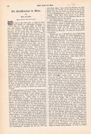 A102 1306 Kurt Von Rosen Wien Galopprennbahn Freudenau Artikel / Bilder 1890 !! - Other & Unclassified