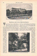 A102 1307 Koblenz Rheinanlagen Kaiserin-Augusta-Anlagen Artikel / Bilder 1890 !! - Other & Unclassified