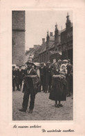 CPA Le Musicien Ambulant - De Wandelende Muzikant - Accordéon - Publicité Chocolat Martougin Au Verso - Venters