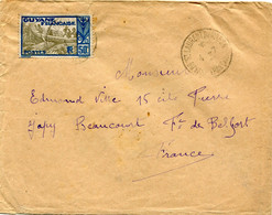 GUYANE FRANCAISE LETTRE DEPART ST LAURENT DU MARONI 4-7-3(5) GUYANE FRANCAISE POUR LA FRANCE - Cartas & Documentos