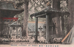 CPA Japon - Bronze Lantern At Nikko - Carte Voyagée En 1906 - Andere & Zonder Classificatie