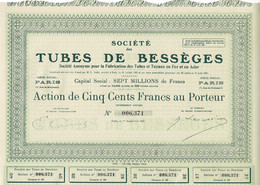 Société Des Tubes De Bessèges - Industrie